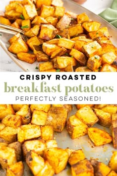 crispy roasted breakfast potatoes are the perfect side dish for any holiday dinner or brunch