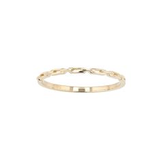 Add a hint of brilliance to your look with this lovely Au Naturale 14k gold paper clip ring. Add a hint of brilliance to your look with this lovely Au Naturale 14k gold paper clip ring.Click on this JEWELRY & WATCHES GUIDE to learn about fit, styles, materials and more! Width: 1.2 mm Metal: 14k gold Finish: polished Packaging: boxed Nickel free Size: 7. Color: Yellow. Gender: female. Age Group: adult.