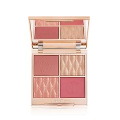 Bridal Makeup Tips, Charlotte Tilbury Pillow Talk, Super Glow, Magical Makeup, How To Apply Blush, Matte Blush, Face Palette, Peter Thomas Roth, Medium Skin Tone