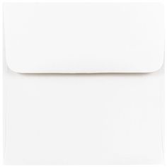 a white envelope is open on a white background