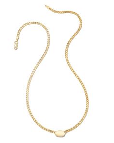 Put your best stack forward with the Fern Metal Curb Chain Necklace in 18k Gold Vermeil. Featuring an on-trend curb chain and our best-selling Fern shape, this elevated, everyday necklace is a true outfit-maker.,Metal18k Yellow Gold VermeilWhat is Vermeil?Vermeil (that’s pronounced ver-may) is a gold plating technique that dates back to the 19th century. While other jewelers plate over less durable metals, our vermeil starts with a Sterling Silver base and is plated with just over 2.5 microns of Kendra Scott Store, Plating Techniques, Necklace Emerald, Birkenstock Boston Shearling, Boston Shearling, Curb Chain Necklace, Everyday Necklace, Birkenstock Boston, Demi Fine Jewelry