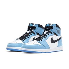 Nike Air Jordan 1 High OG "University Blue" 555088-134 Men's Authentic New Description Brand New This product is 100% authentic. If you have any questions, please feel free to contact us. We will pack and ship with care. ※Please be sure to check the size before purchasing. We cannot cancel the order after shipping for reasons such as wrong size or wrong fit. Shipping Duration All items are official items. We will ship your item via FedEx or DHL International Japan Post with the tracking number. We can NOT ship your item on Saturdays, Sundays, and Japanese Holidays. We can NOT ship your item if you did not register your phone number to eBay. ---Shipping Duration--- Expedited ......3days~1week It may takes 2week~3weeks depending on the shipping status of each country. International Buyers - Custom Jordans, Sneaker Shop, Jordan Model, Blue Jordans, Air Jordan 1 Retro High Og, Cute Nikes, Black Trainers, Air Jordan 3