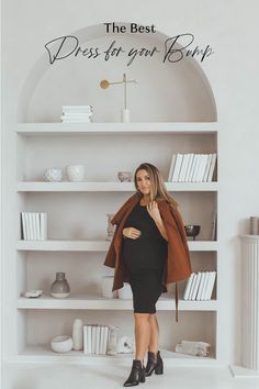 Our Lea Dress is the softest, chicest LBD you need for pregnancy & beyond. It's the perfect pregnancy style for winter, fall and even summer! Pregnancy style on point. Pregnancy Style Winter, Maternity Clothes First Trimester, Spring Maternity Clothes, Maternity Clothes Spring, Maternity Office Wear, Summer Maternity Clothes, Summer Maternity Outfits, Spring Maternity Outfits, Stylish Pregnancy