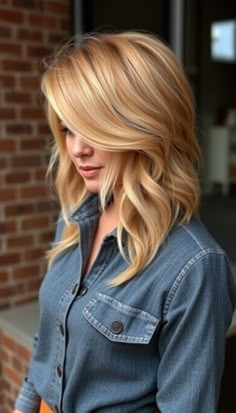 30 Fall Blonde Hair Ideas » DreamingFY Blonde Lobs, Cinnamon Hair Colors, Cinnamon Hair, Fall Blonde Hair, Hair Styles To Try, Hairstyle Color, Hot Haircuts, Autumn Hair, Blonde Hair Ideas