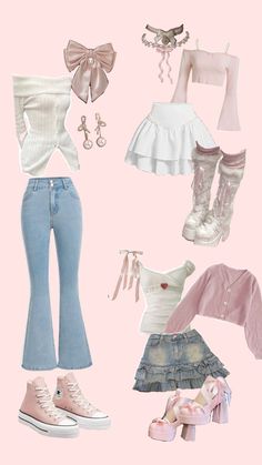 #coquette #coquettegirl #outfitsinspo #aesthetic #pink #girly Pink Girly Outfits Winter, Coquette Aesthetic Fashion, Crocette Aesthetic Outfits, Cute Pink Girly Outfits, Coquette Dollette Outfits, Conquete Outfit, Cute Girly Outfits Pink, Coqquete Outfits Ideas, Pink Cottagecore Aesthetic Outfits