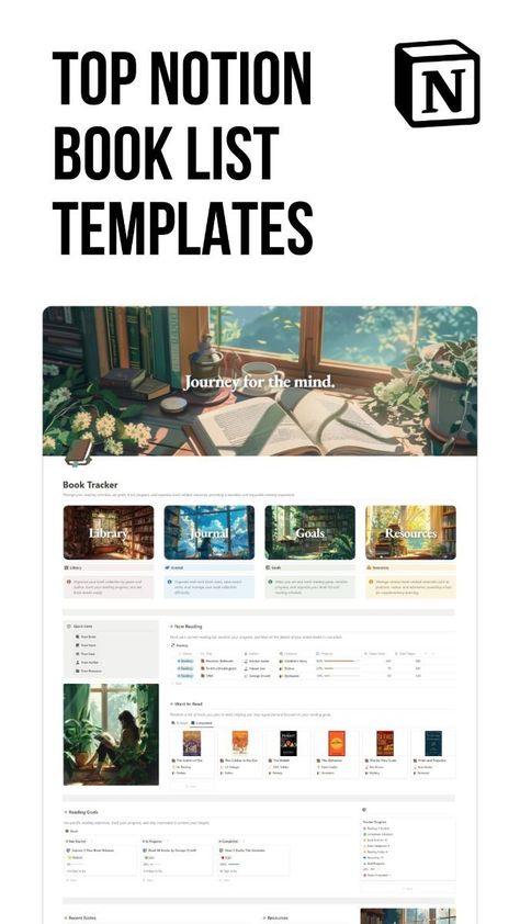 notion free templates for students Notion Book List, Notion Reading Tracker, Notion Book Template, Notion Bookshelf Template, Notion Reading Template, Notion Reading List, Bookshelf Template, Notion Book Tracker, Notion Study Planner