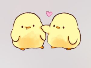 Cute Couple Animals Drawing, Cute Drawings Duck, Cute Love Icons, Chick Drawing Cute, Duck Cute Drawing, Cartoon Duck Drawing, Cute Duck Pfp, Chick Drawing, Cute Duck Drawing