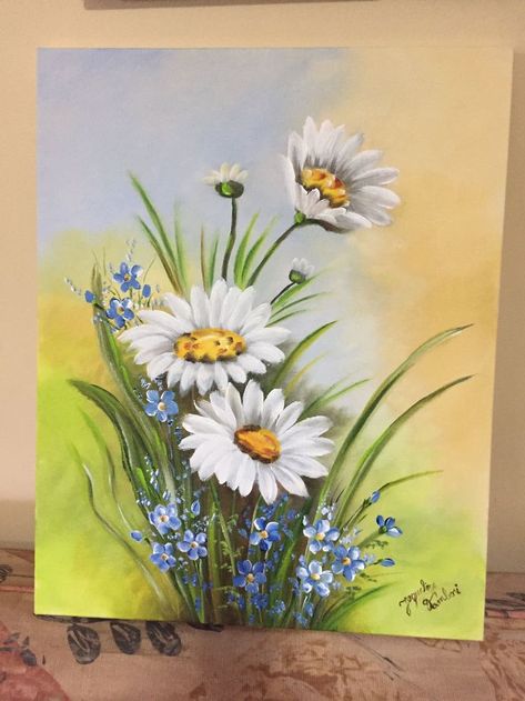 acrylic painting ideas flowers
acrylic painting ideas creative
acrylic painting ideas aesthetic Cotton Painting, Acrylic Painting Ideas, Daisy Art, Acrylic Painting Flowers, Daisy Painting, Flower Painting Canvas, Mirror Painting, Spring Painting, Flower Art Images