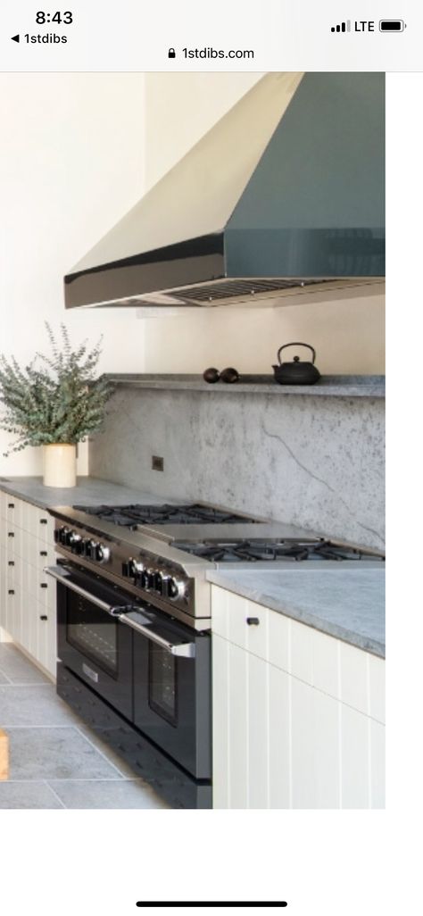 Soapstone Backsplash, Backsplash With Shelf, Soapstone Countertops Kitchen, Small Tropical House, Soapstone Sink, Vent Hood Ideas, Natural Cabinets, Kitchen Sink Sizes, Soapstone Kitchen