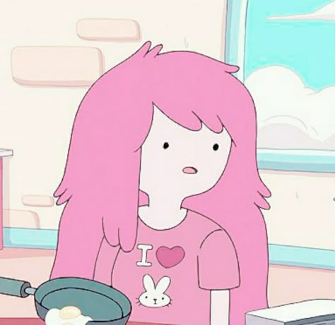 Cartoon Characters With Pink Hair, Princess Bubblegum Icons, Princess Bubblegum Pfp, My Two Personalities, Two Personalities, Adventure Time Princesses, Marceline And Princess Bubblegum, Marceline And Bubblegum, Animal Illustration Art