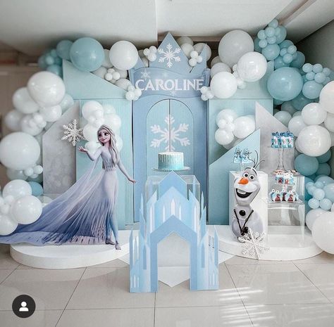 Frozen Birthday Party Decorations, Elsa Birthday Party, Frozen Decorations, Frozen Bday Party, Birthday Theme Decoration, Frozen Party Decorations, Disney Frozen Birthday Party, Frozen Birthday Theme, Birthday Room Decorations