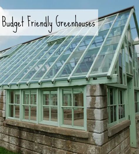 Conservatory Greenhouse, Build A Greenhouse, Greenhouse Shed, Small Greenhouse, Backyard Greenhouse, Greenhouse Ideas, Greenhouse Plans, Green Houses, Potting Sheds