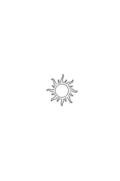 Line Work Sun Tattoo, Sun Tattoo Aesthetic, Minimalist Tattoo Aesthetic, Hawaii Tattoo Ideas, Small Sun Tattoo, Rapunzel Tattoo, Sun Minimalist, Hawaii Tattoo, Tattoo Sonne