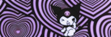 Kuromi Banner Aesthetic, Kuromi Header Purple, Kuromi Twt Header, Kuromi Icons Aesthetic Purple, Kuromi Aesthetic Banner, Kuromi Banner Purple, Kuromi Pfp Purple, Kuromi Aesthetic Header, Kuromi Twitter Banner