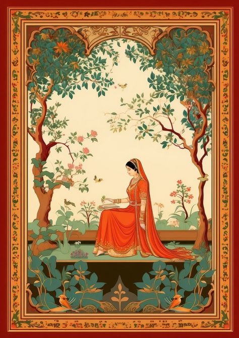 Indian traditional mughal pichwai art tapestry painting adult. | free image by rawpixel.com / juju. Traditional Pichwai Paintings, Indian Culture Wallpaper, Indian Cultural Art, Traditional Paintings Indian, Indian Art Wallpaper, Traditional Paintings Indian Folk Art, Indian Art Paintings Traditional, Indian Ancient Art, Indian Paintings Traditional