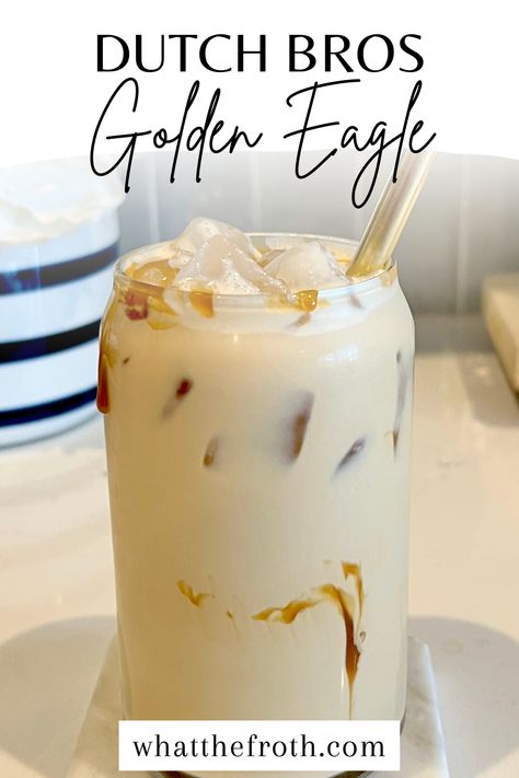 Dutch Bros Golden Eagle Chai, Coffee Pot Recipes, Golden Eagle Chai Recipe, Dutch Bros Drinks Coffee Recipe, How To Make Dutch Bros Drinks At Home, Best Homemade Coffee Drinks, Coffee Dutch Bros Drinks, At Home Hot Coffee Recipes, Human Bean Coffee Drinks