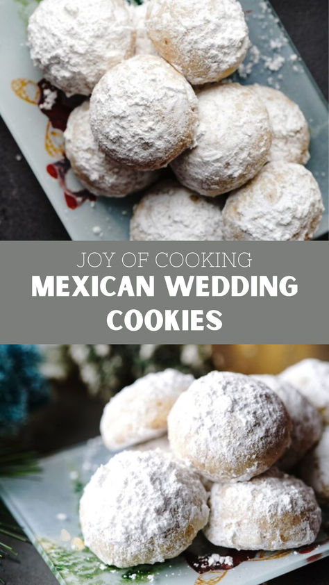 Joy Of Cooking Mexican Wedding Cookies Best Mexican Wedding Cookies, Authentic Mexican Wedding, Mexican Wedding Cake Cookies, Mexican Wedding Cookies Recipes, Salsa Ranchera, Wedding Cookies Recipe, Italian Wedding Cookies, Snowball Cookie Recipe, Mexican Wedding Cookies