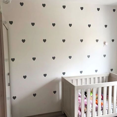 Smarter Shopping, Better Living! Aliexpress.com Baby Wall Stickers, Restoring Old Furniture, Heart Wall Stickers, Heart Wall Decal, Girl Bedroom Walls, Wall Decals For Bedroom, Kids Wall Decals, Wall Stickers Kids, Metallic Wallpaper