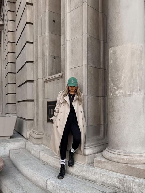 London Fog Trench Coat Outfit, Trench Coats Women Outfit, Winter Outfits London, Aw Outfits, London Fog Jacket, Trench Outfit, Outfits Bonitos, London Fog Trench Coat, Trench Coat Outfit