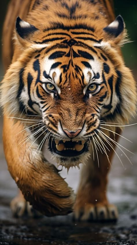 Wild Tiger Photography, Predators Animal, Tiger Fotografie, Tigers In The Wild, Tiger Reference, Tiger Photo, Tiger Attack, Tiger Walking, Tiger Photography