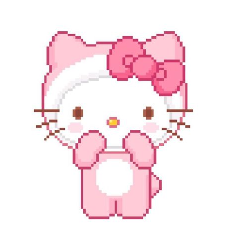 Pixel Gif Png, Kawaii Transparent, Hello Gif, Pixel Png, Pixel Gif, Images Hello Kitty, Dance Gif, Hello Kitty Videos, Gif Png