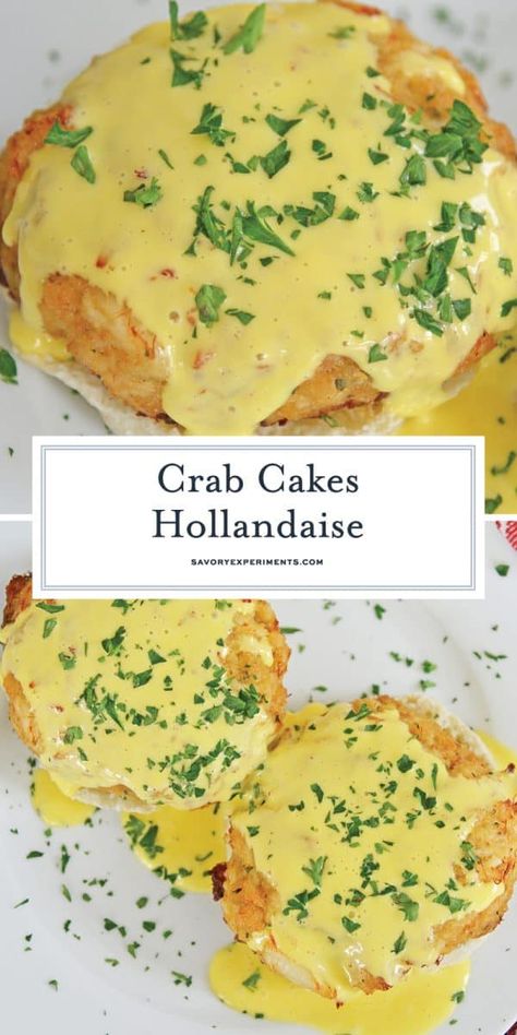 Crab Breakfast, Sauces For Salmon, Seafood Cakes, Crab Cake Benedict, Sauces For Chicken, Blender Hollandaise, Best Sauce Recipe, Best Breakfast Foods, Jumbo Lump Crab