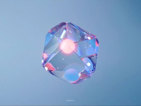 A gem full of hope Sketch Icon, Hope Design, Glass Cube, Spirited Art, Crystal Light, 3d Texture, Learning Design, Graphics Inspiration, Blue Gems