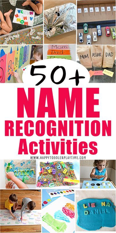 Looking for hands-on ways for your toddler or preschooler to learn their name before preschool? Check out these 50+ fun name recognition activities! Name Recognition Games For Preschool, Name Activities For Preschoolers, Preschool Name Activities, Preschool Name Recognition, Name Recognition Activities, Name Activities Preschool, Kindergarten Names, Literacy Activities Preschool, Preschool Names