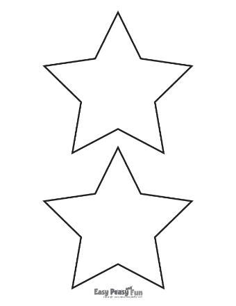 Free Printable Star Templates - Easy Peasy and Fun Free Star Printables, Large Star Template Printable Free, Star Images Free Printable, Printable Stars Free, Ornament Patterns Printable, Star Cutouts Template, Printable Star Templates, Star Printable Templates Free, Free Printable Christmas Ornament Templates