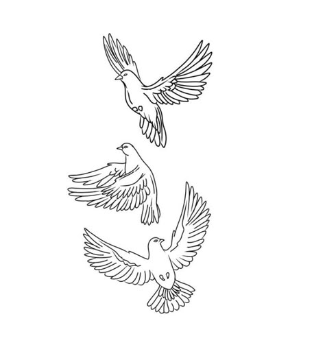 3 Doves Tattoo, Dove Tattoo Design For Men, Dove Tattoo Stencil, Dove Tattoo Men, Doves Tattoo, Cool Little Tattoos, St Michael Tattoo, Dark Skin Tattoo, Traditional Tattoo Drawings