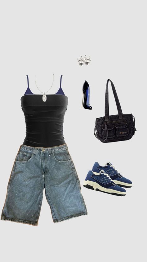 #outfit #blue #summer Chill Outfits Summer, Cookout Outfit, Bbq Cookout, Aesthetic Fits, Chill Outfits, Outfits Summer, Summer Outfits, Fashion Inspo, Blue