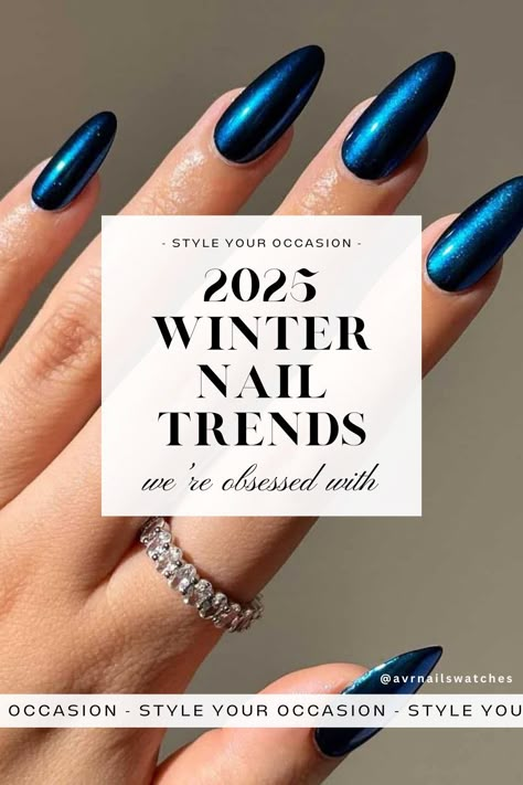 Discover the best trendy winter nail design inspo! We’re sharing 20+ best winter nail trends for 2025 including simple, cute, classy, blue, French manicure, and trendy winter nails, perfect for winter and holiday nails! Click through for natural, acrylic, dip, and gel winter nail designs. 2023 winter nail trends, 2024 winter nail trends, 2025 winter nail trends Nail Trend 2024 Winter, 2024 Winter Nails Trend, Trending Nails Winter 2024, Trendy Gel Nails 2024, Popular Nail Shapes 2024, Trendy Nails 2024 Winter, Nail Trends Winter 2024, 2024 Trending Nails, Winter Nail Trends 2024