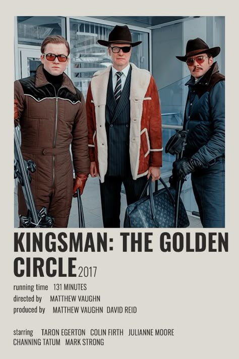 Kingsman Golden Circle Poster, Kingsman The Golden Circle Poster, The Kingsman Poster, Kingsman Minimalist Poster, Kingsman Movie Poster, Kingsman Poster, Kingsman Golden Circle, Agent Whiskey, Kingsman Movie