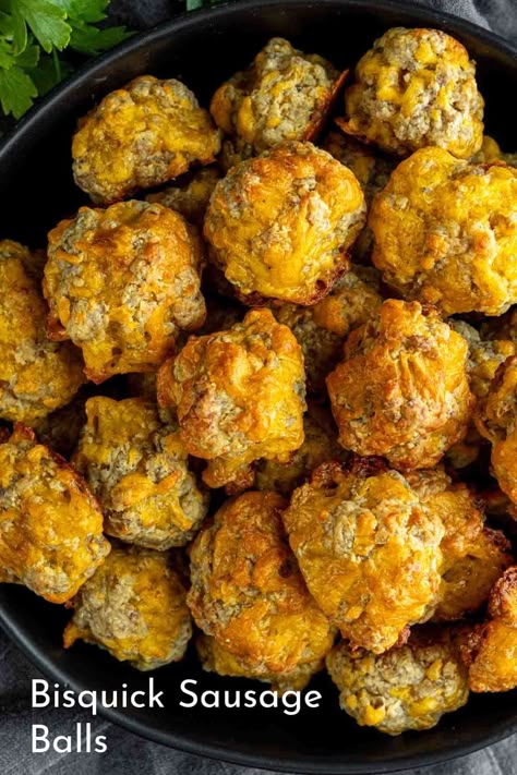 Looking for an easy party appetizer or breakfast snack? Try this classic Bisquick Sausage Balls recipe made with sausage, cheddar cheese, and Bisquick mix! These bite-sized, savory treats are perfect for potlucks, game days, or a quick snack. Simple to make, freeze-friendly, and always a crowd favorite. Save this recipe for your next gathering! Sausage Breakfast Balls Bisquick, Hot Sausage Balls Bisquick, Sausage Balls Recipe Bisquick, Bis Quick Sausage Cheese Balls, Bisquick Sausage Cheese Balls, Hot Sausage Balls, Sausage And Bisquick Balls, Sausage Balls Made With Bisquick, Spicy Sausage Balls Bisquick