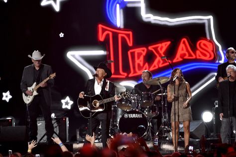 Milestone honoree George Strait performs at the 50th annual Academy of Country Music Awards at AT&T Stadium on Sunday, April 19, 2015, in Arlington, Texas. (Photo by Chris Pizzello/Invision/AP) It's no coincidence some of the best songs in country music are love songs to Texas. The state produces some of the world's best songwriters, and you better believe they keep home in their hearts. Texas is massive, but it's still hard to fit all the love Texans hold for their dear home state within [& Country Love Songs Quotes, Best Country Songs, Country Love Songs, Miss Texas, Texas Photo, Texas Country, Country Music Awards, The Best Songs, Arlington Texas