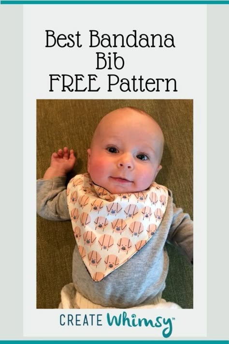 Bandana Bibs Diy, Bandana Bib Pattern Free, Bandana Bib Pattern, Baby Sewing Tutorials, Diy Bibs, Baby Bib Tutorial, Diy Baby Bibs, Bib Tutorial, Hand Band