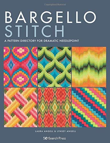 Bargello Stitch: A Pattern Directory For Dramatic Needlepoint By Laura And Lynsey Angell | Mr X Stitch Bargello Patterns, Bargello Quilts, Bargello Needlepoint, Plastic Canvas Stitches, Needlepoint Stitches, Needlepoint Designs, Stitch Book, Needlepoint Patterns, Embroidery Craft