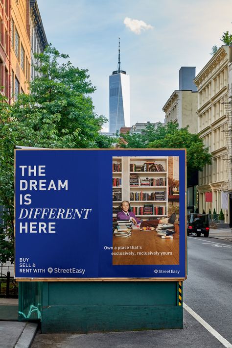 StreetEasy Launches 2023 Brand Campaign Capturing the NYC Dream | StreetEasy Great Place To Work Campaign, College Marketing Campaign, University Advertising, Launch Campaign Ideas, Ad Campaign Design, Real Estate Campaign, Finance Ads, College Branding, Advertising Campaign Design