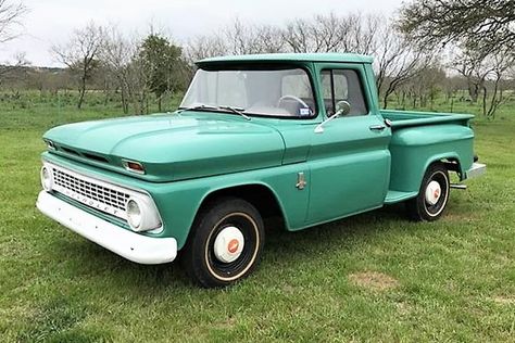 1963 Chevy Truck, Volkswagon Bus, 1966 Chevy Truck, Chevy Blazer K5, Old Chevy Trucks, Vintage Chevy Trucks, Best Pickup Truck, Blazer K5, Chevy Stepside