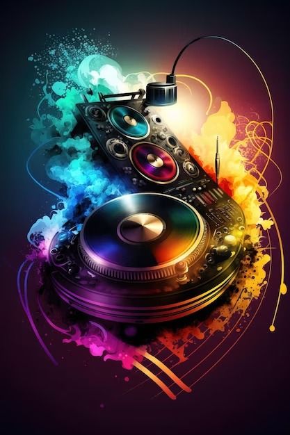 Dj Art Images - Free Download on Freepik Dj Png Photo, Dj Art Artworks, Dj Background Design, Music Images Pictures, Cinemagraph Inspiration, Dj Box, Dj Logo Design, Dj Animation, Dna Music