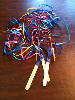 In the Leafy Treetops the Birds Sing "Good Morning": RIBBON WANDS: HOW TO MAKE Dancing Crafts, Aids Ribbon, Ribbon Sticks, Ribbon Dance, Paddle Pop, Dance Crafts, Ribbon Wands, Preschool Music, Primary Music