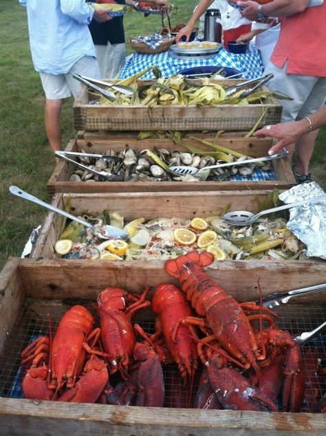 Clam Bake Party, Lobster Party, Lobster Fest, Seafood Boil Party, Crawfish Boil Party, Lobster Boil, Lobster Bake, Oyster Roast, Seafood Buffet