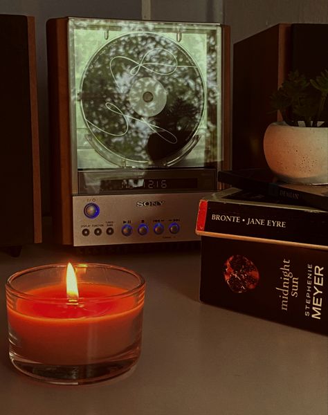 Sony Cmt-ex1, Twilight Book Aesthetic, Twilight Books, My Own Room, Candles Aesthetic, Home Vision Board, Twilight Book, Music Studio Room, Own Room