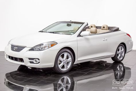 Toyota Convertible, Toyota Solara Convertible, Affordable Cars, Pirelli Tires, Convertible Car, Toyota Solara, Car Aesthetic, Car Museum, All Season Tyres