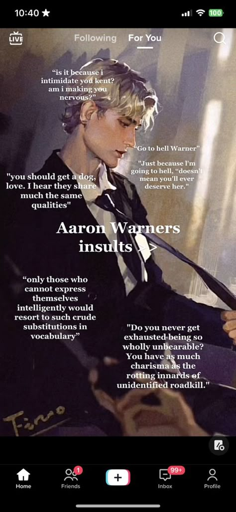 Ian Sanchez Fanart, Aaron Warner Bald Fanart, Julliete Ferrars And Aaron Warner, Aaron Warner Lines, Book Boyfriends Fanart, Quotes From Shatter Me Series, Paris Anderson Shatter Me Fanart, Arron Warrener, Iwtbtfyfhilw Aaron Warner