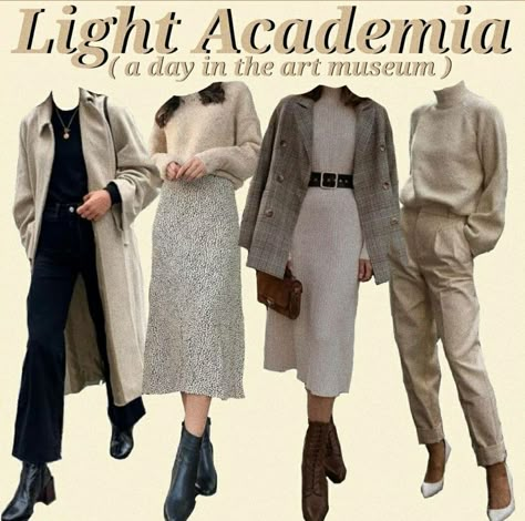 Light Academia Clothes, Light Academia Style, Light Academia Fashion, Light Academia Outfit, Academia Aesthetic Outfit, Dark Light Academia, Light Academia Aesthetic, Academia Outfits, Academia Style