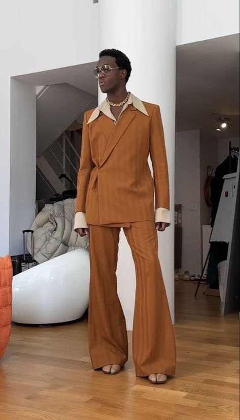 Wsdm Kaye Outfits, Wsdm Kaye, Prom Suit Men, Wisdom Kaye, 70s Fashion Men, 80s Suit, Hoco Inspo, Special Outfits, Prom Suit