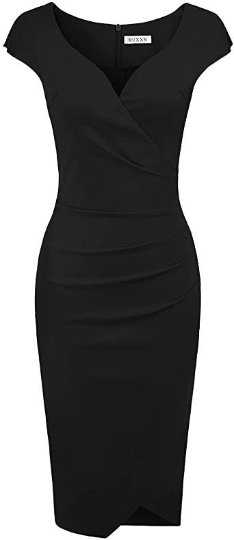 Form Fitting Dress Classy, Formal Dresses Short Bodycon, Short Bodycon Dress Parties, Classic Dresses For Women Classy Simple, Pencil Dresses Classy, Formal Knee Length Dresses, Church Dresses For Women Classy Simple, Graduation Party Dress Ideas, Black Dress Classy Formal