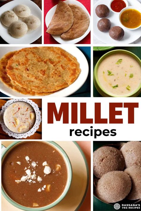 Millets Recipes Indian, Parsi Recipes, Millet Recipe, Healthy Meals And Snacks, Energy Bites Recipes, Millet Recipes, Bites Recipes, Eat Happy, Indian Vegetarian Recipes