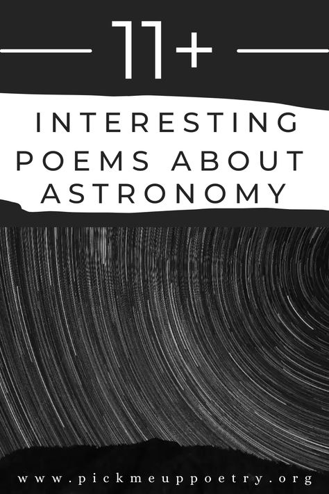 Have you ever looked up at the stars and been in awe of their beauty? Or perhaps, wondered about the mysteries of the universe? If so, then you’ll love these poems about astronomy! They capture the magic of space and will make you feel like you’re looking at the stars for the first time. Thomas Moore, Looking At The Stars, Best Poems, The North Star, Poetry Collection, Look At The Stars, New Star, North Star, The Cosmos